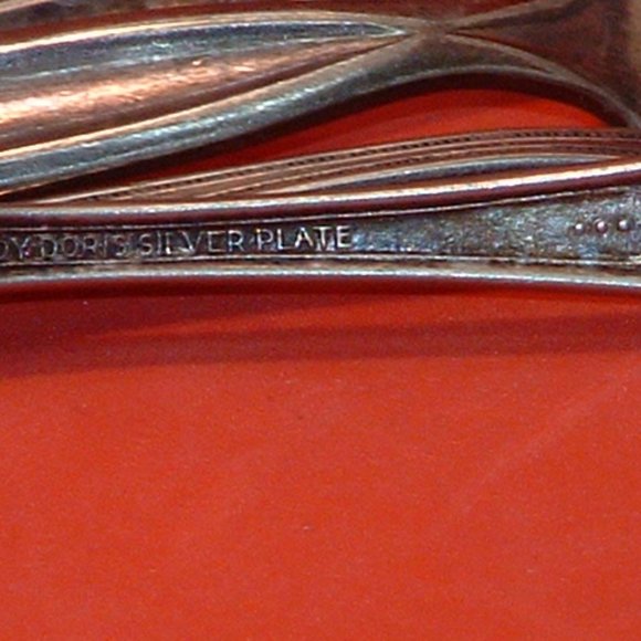 Vintage 8 Pc Lady Doris Silver Plated Flatware - Picture 3 of 4